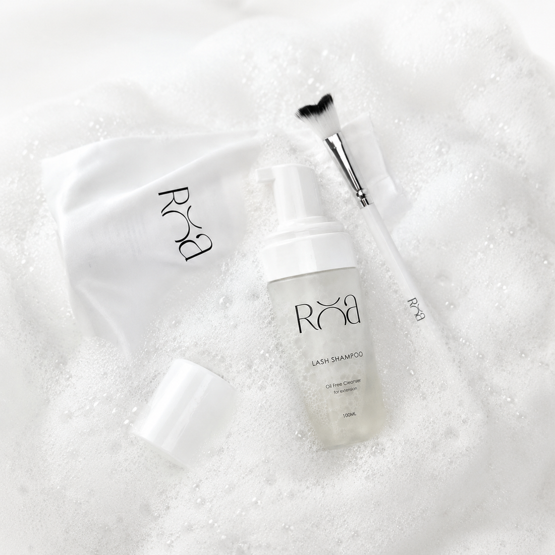 roa DIY Wimpern-shampoo 100 ml + Pinsel